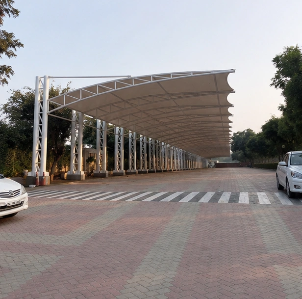 Tata Teleservices, Hyderabad tensile structure, Ekra Decor &mdash; photograph 4